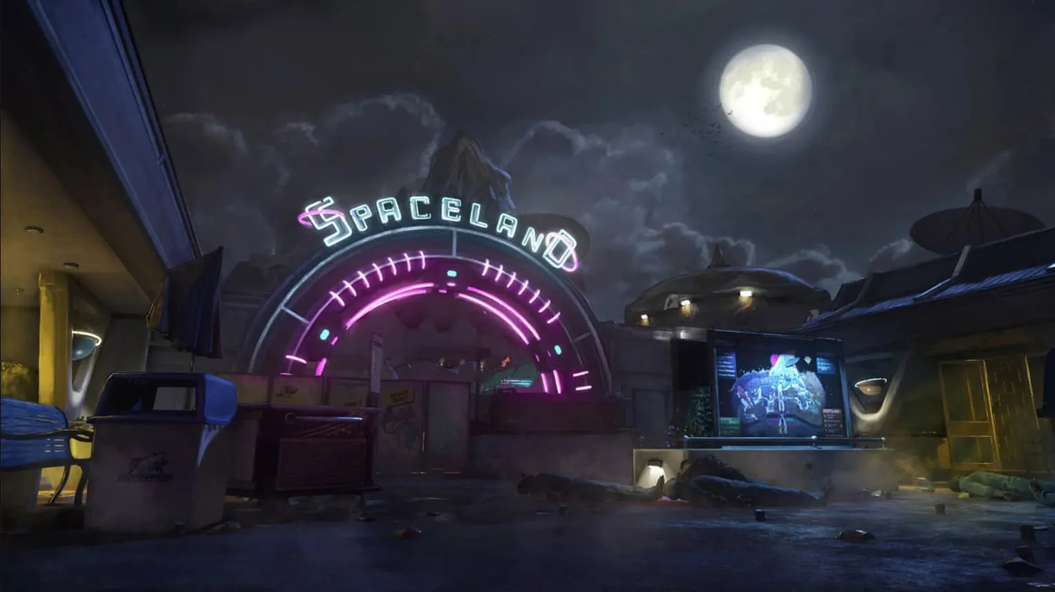 Imagen del mapa Zombies in Spaceland de Infinite Warfare